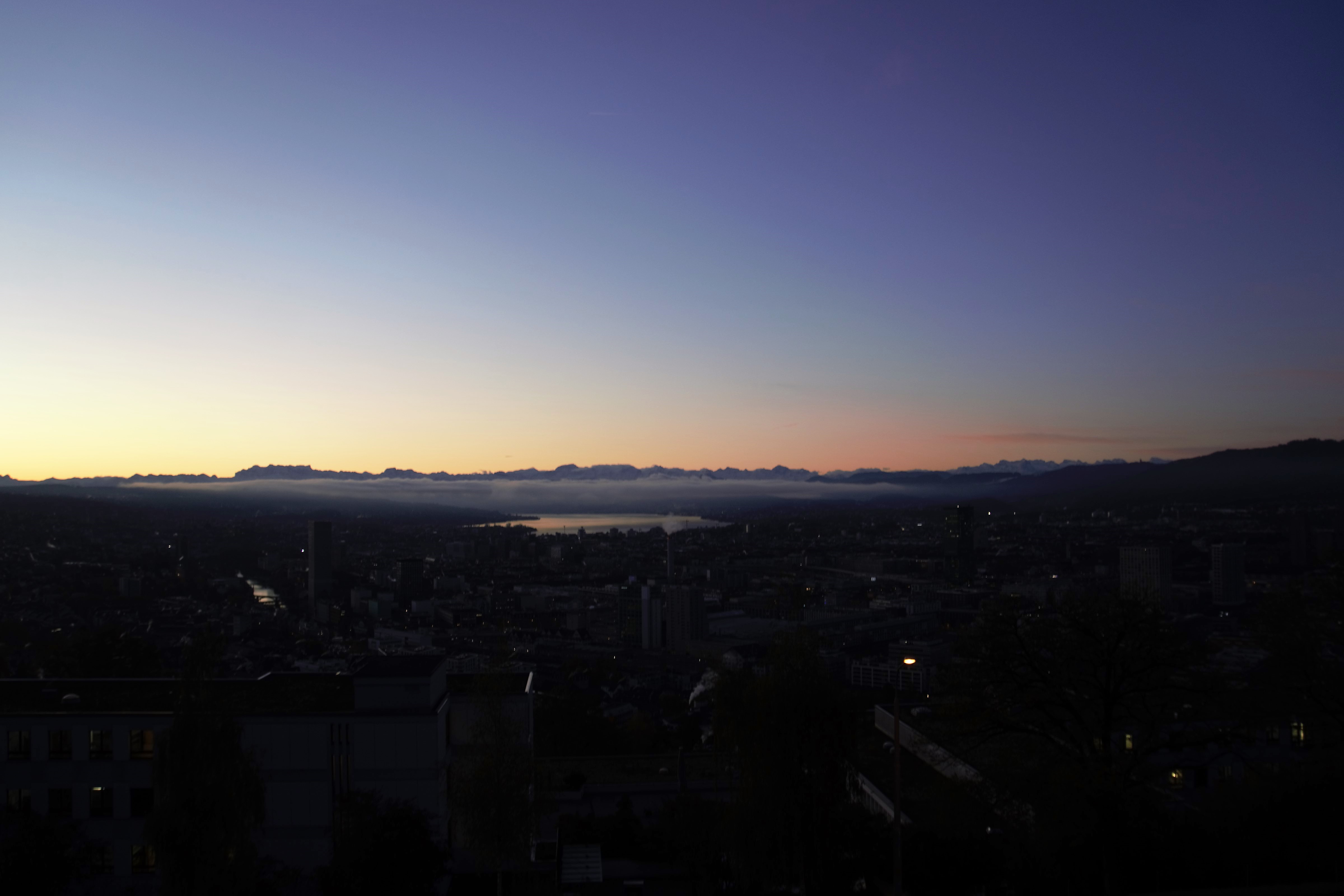Sunrise in Zürich